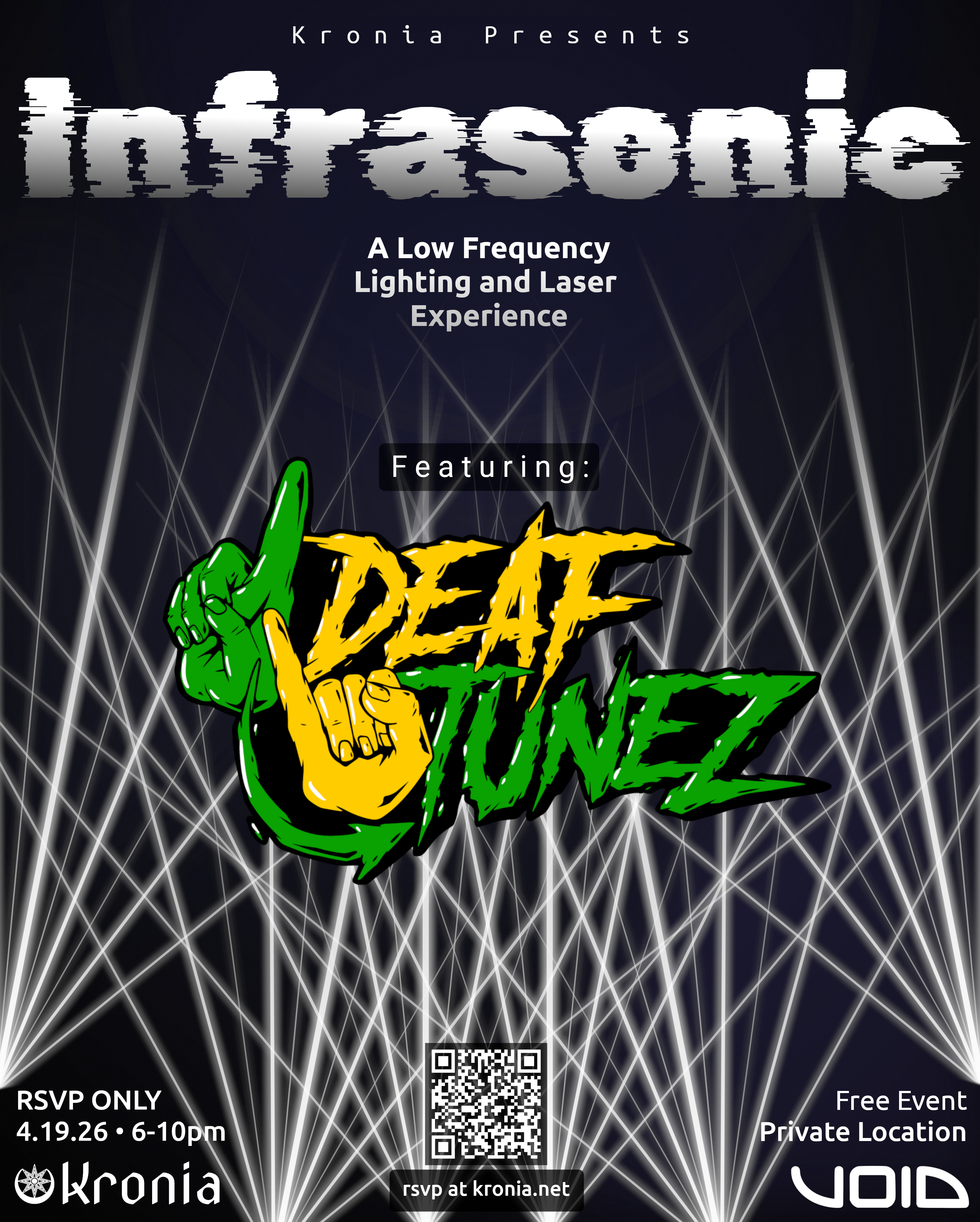 Infrasonic Event Flyer